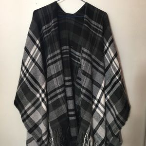 Vintage, plaid shawl